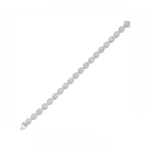14K White Gold Bracelet With 2.43 Carat White Diamonds