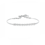 14K White Gold Bracelet With 0.52 Carat White Diamonds