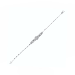 14K White Gold Bracelet With 0.48 Carat White Diamonds