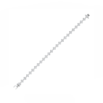 14K White Gold Bracelet With 0.63 Carat White Diamonds