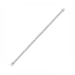 14K White Gold Tennis Bracelet With 0.46 Carat White Diamonds