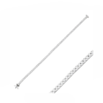 14K White Gold Tennis Bracelet With 1.16 Carat White Diamonds