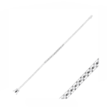 14K White Gold Tennis Bracelet with 0.23 carat White Diamonds
