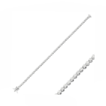 14K White Gold Tennis Bracelet With 1.26 Carat White Diamonds