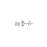 14K White gold earrings with 0.57 carat White Diamonds