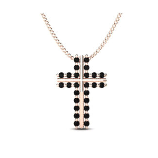 14K Rose Gold Necklace With 0.78 Carat Stone